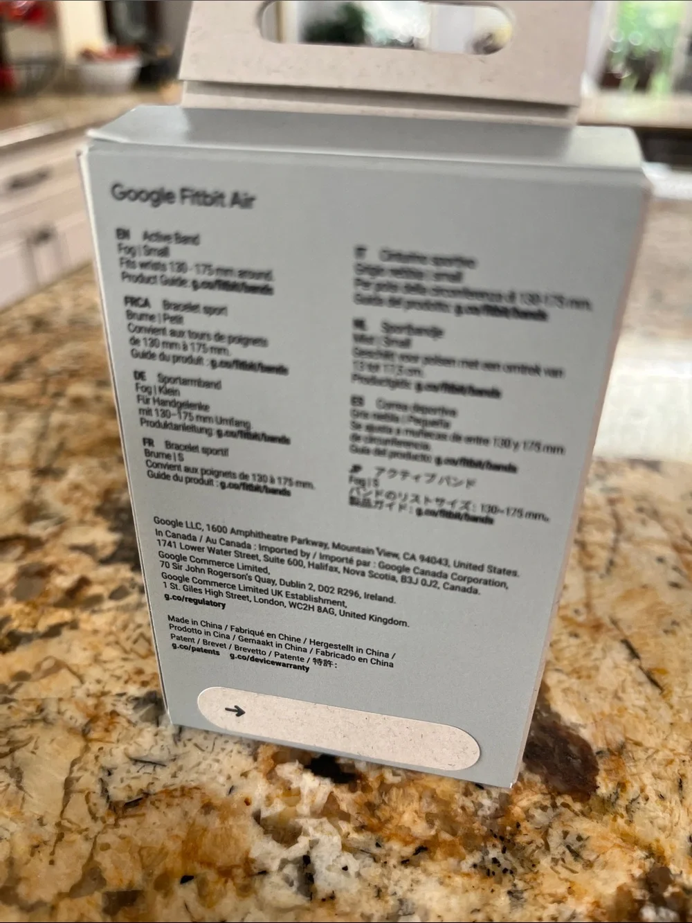 Google fitbit air Band only - Gray